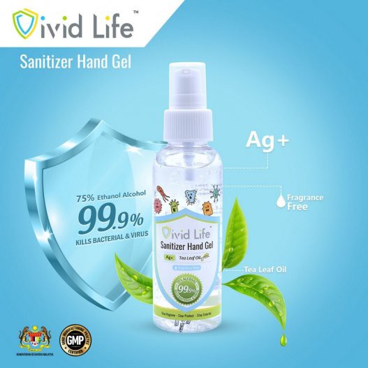 Vivid Life Hand Sanitizer Gel Vl1001 Shopee Malaysia