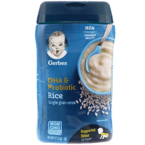 gerber baby rice cereal