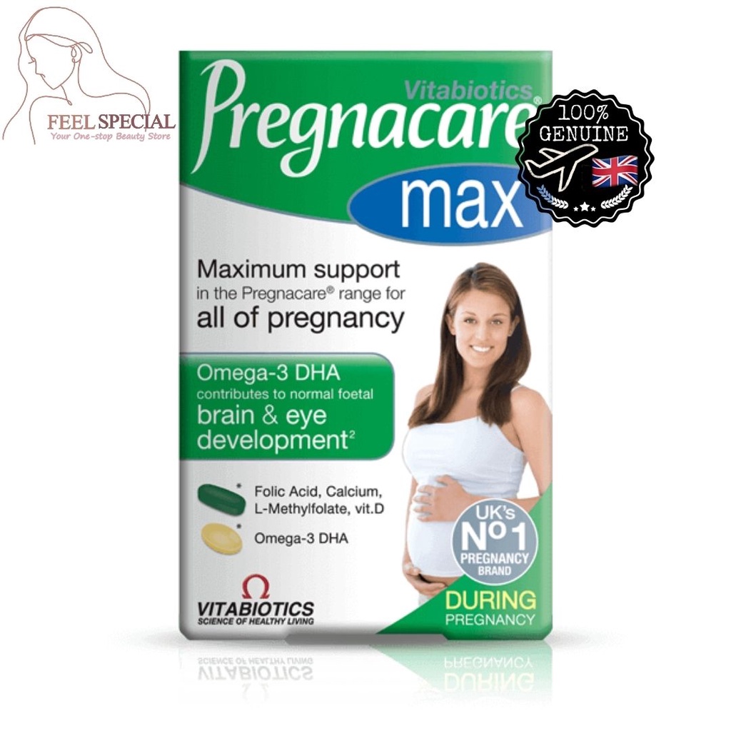 Uk Vitabiotics Pregnacare Max 84 Tablets Capsules Shopee Malaysia