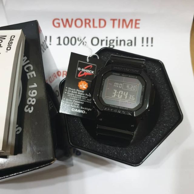 Casio G Shock Tough Solar Gwm5610bb Gwm5610bb 1 Gw M5610bb 1 100