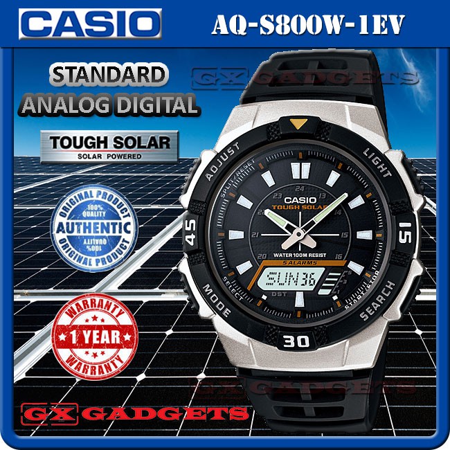 casio standard analog digital watch