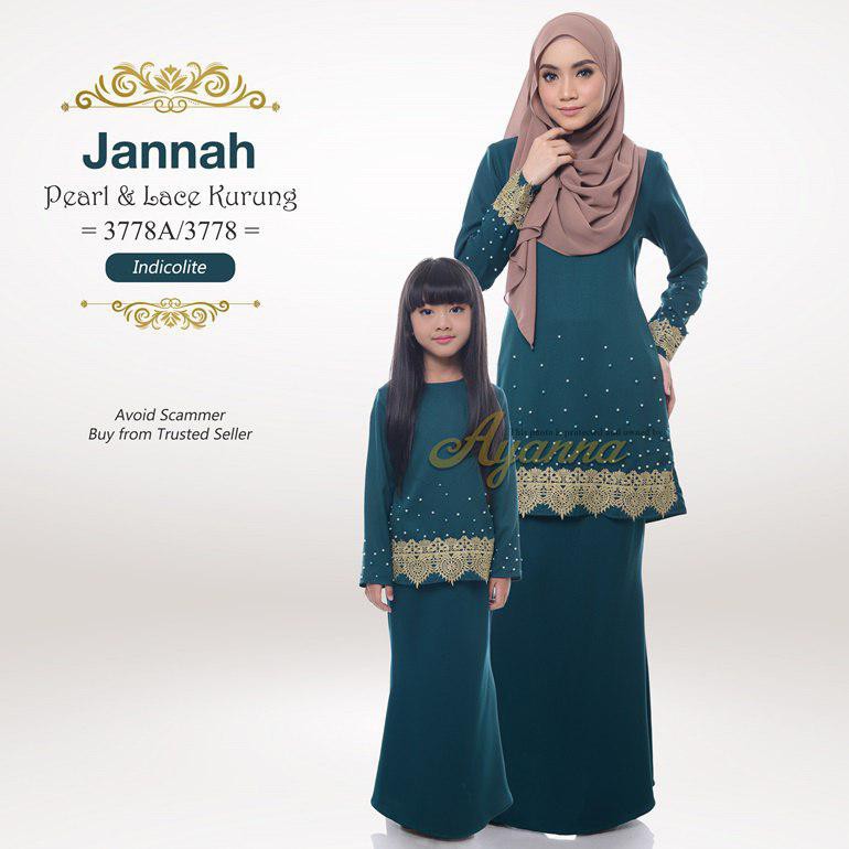  Raya  2022 Baju  Kurung Moden Jannah Ayanna Sedondon 