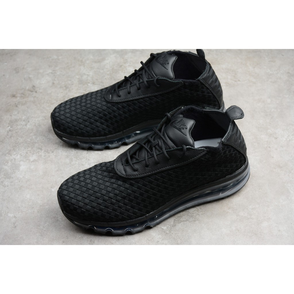 nike air max woven boot black