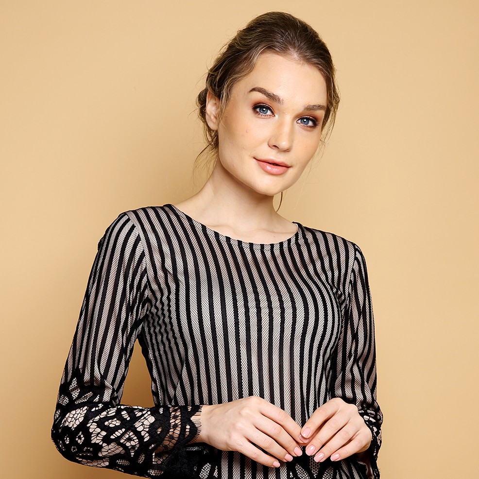  Baju  Kurung  Alia  Lace Fit Until 5XL Shopee Malaysia
