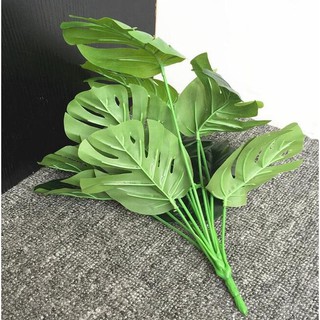 Ready Stock Artificial Plant Monstera  Turtle Back Leaf 