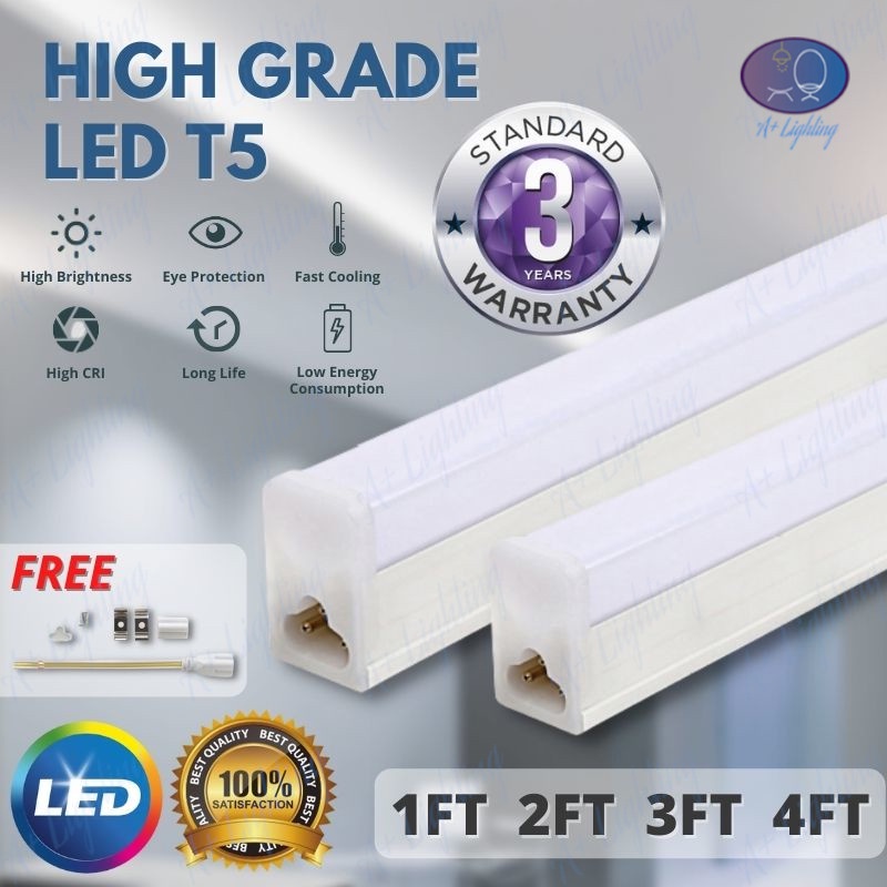 Premium Led T5 Tube Light Set T5 Plaster Ceiling Light Lamp Lampu Plaster Siling Strip Bulb Mentol Akuarium Aquarium Shopee Malaysia