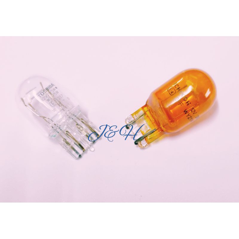1PIECE PRICE!!!T20 W21 12V MYVI,VIVA,ALZA REAR SIGNAL BULB ORANGE/AMBER