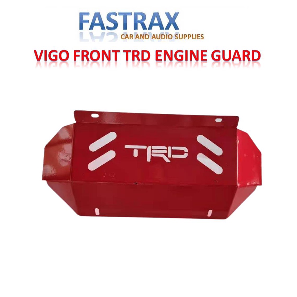 Toyota Vigo Front Engine Guard Skid Red Plate Shopee Malaysia