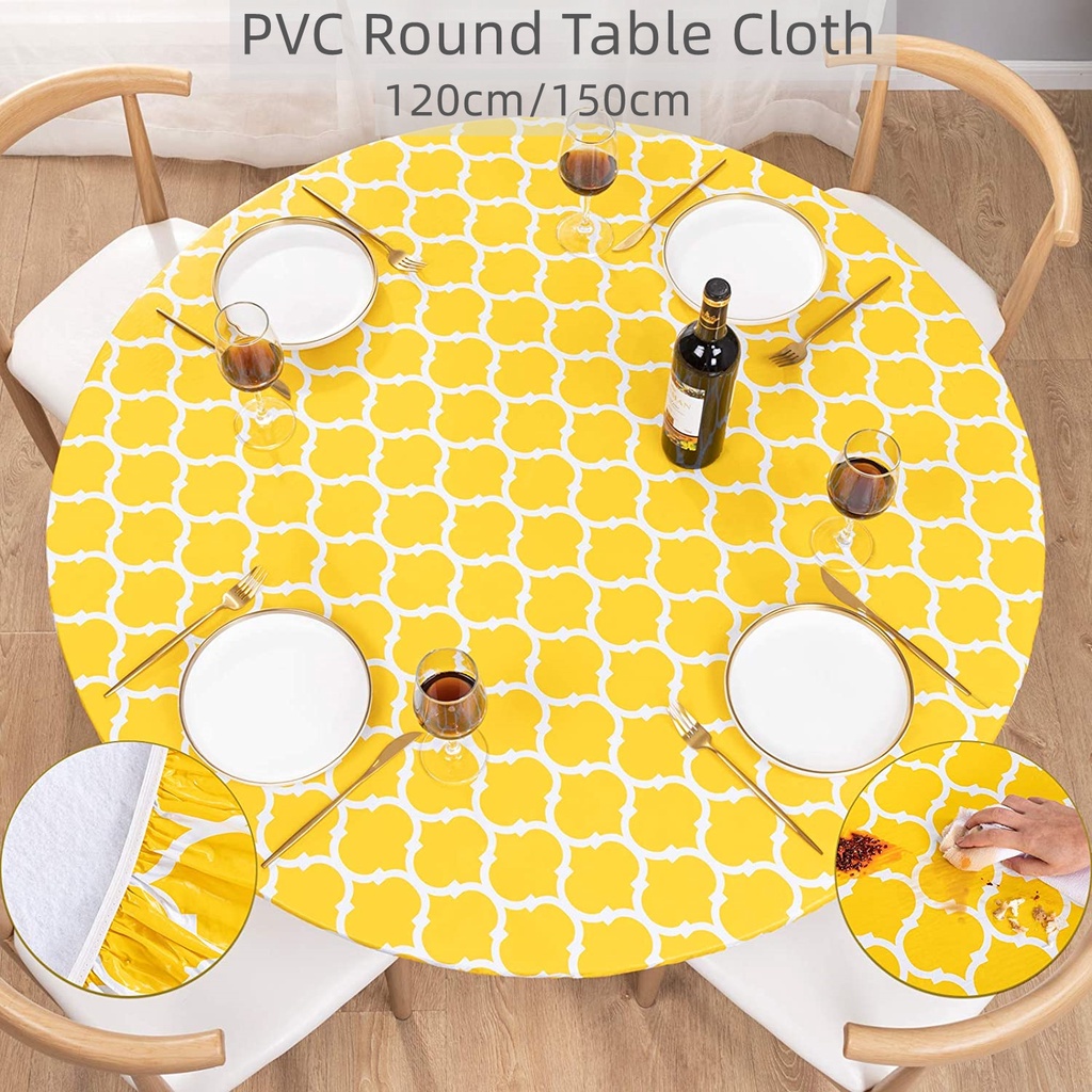 ready-stock-round-table-cloth-pvc-waterproof-oilproof-table-cloth