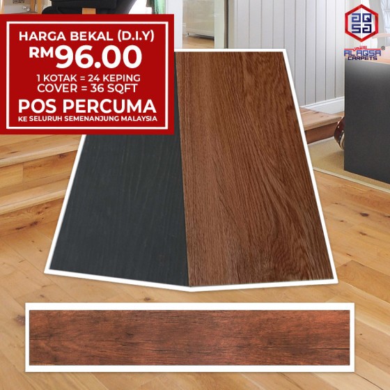 Lantai Kayu Vinyl 3mm  HARGA  LELONG Wood  Vinyl 3mm  DIY 