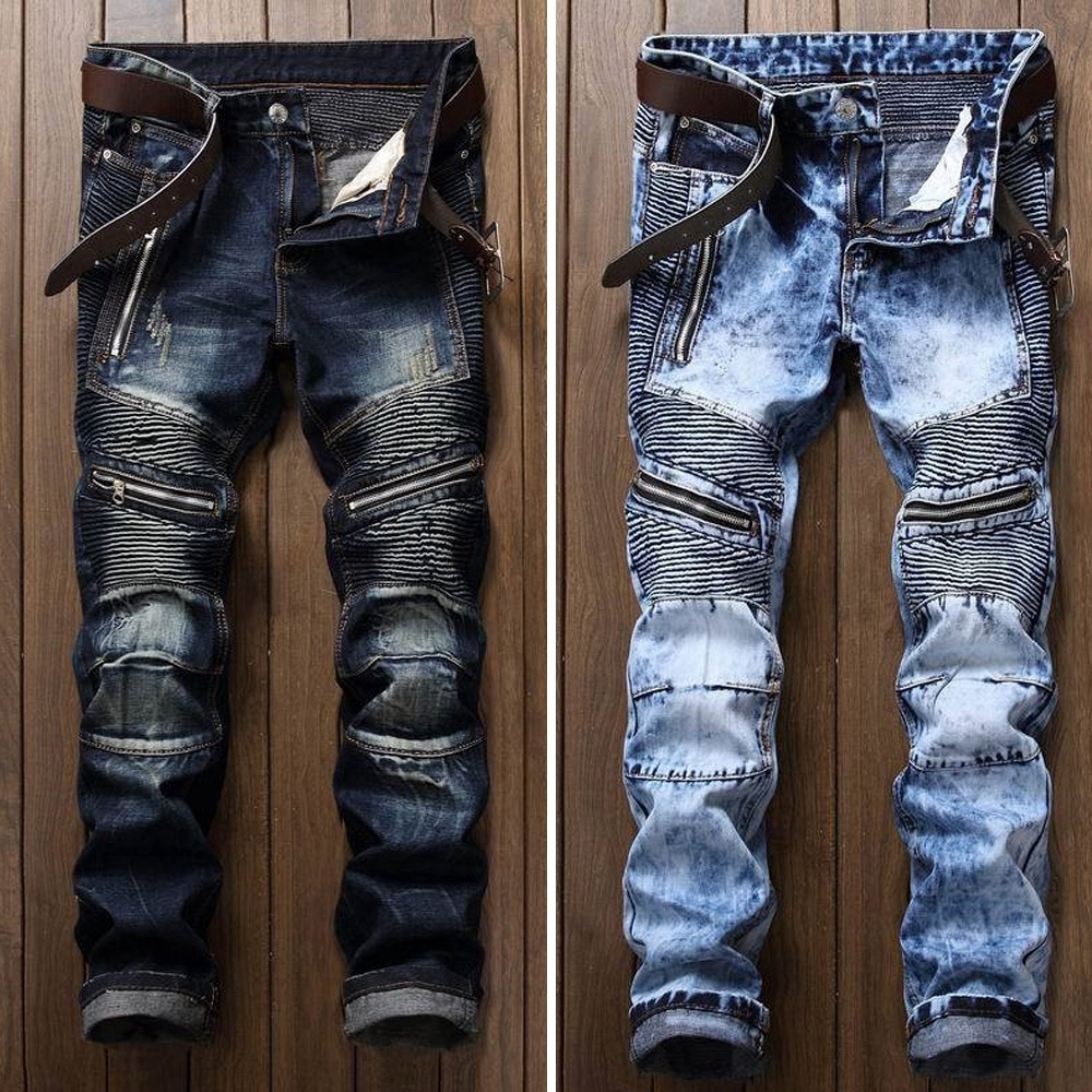 designer moto jeans