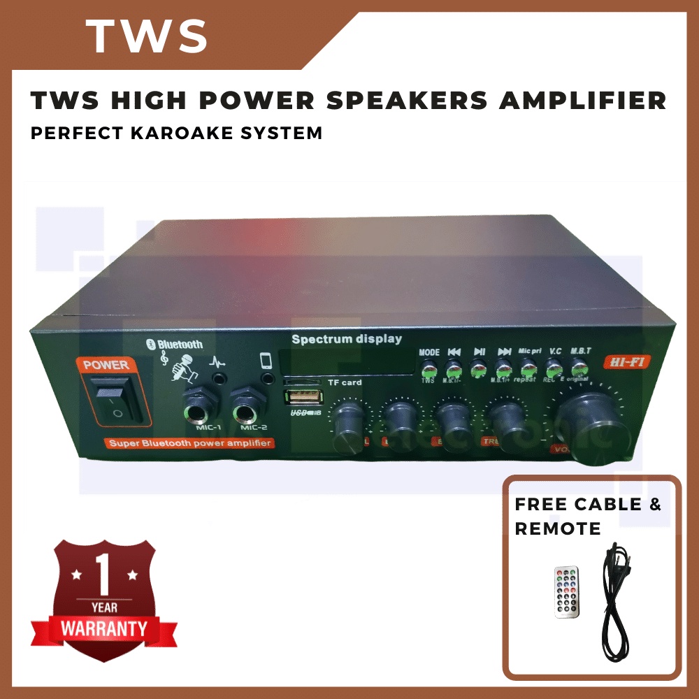 TWS PROFESSIONAL HIGH POWER SPEAKERS AMPLIFIER Audio Power Amplifier 12