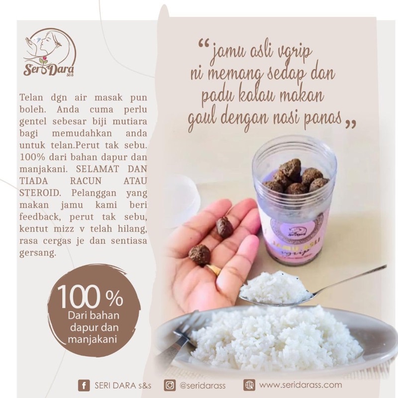 Buy Jamu Asli Virgin Grip Seridarass Seetracker Malaysia