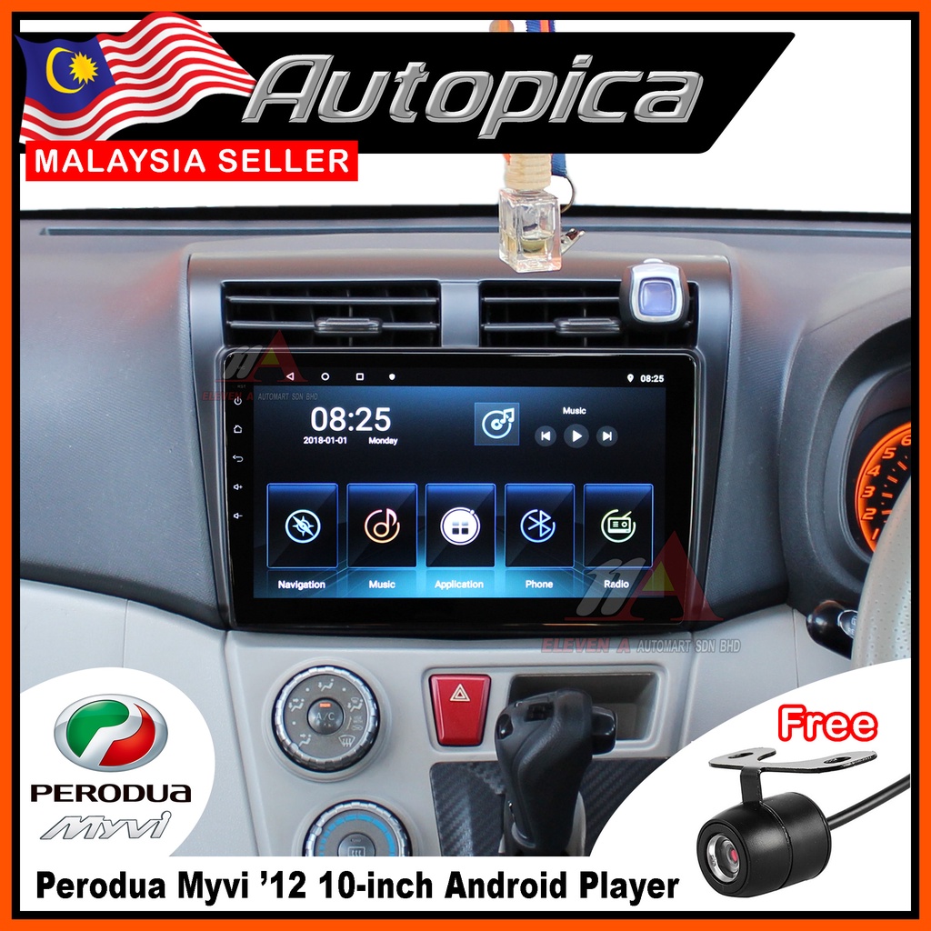 Perodua Myvi '2012 Lagi Best Allwinner 8163 / T100 / P15 Quad Core 9"/10" IPS Screen Android Player Car Youtube 10-inch