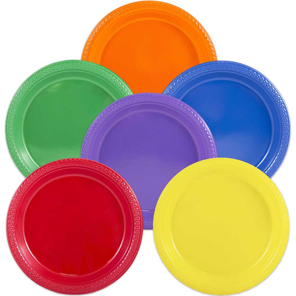 cheap plastic plates