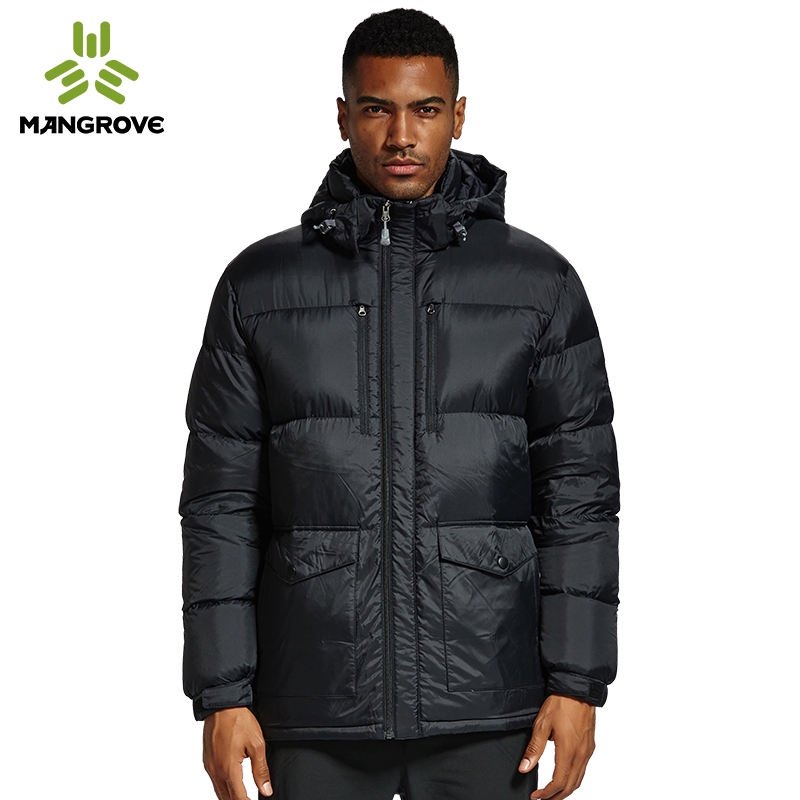 waterproof down jacket with hood