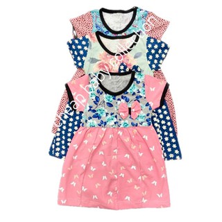 1-11Y Kids Dress Girl Dress Baby Dress Sleeves Sleeveless Baju Baby Girl Baju Budak Perempuan Kembang