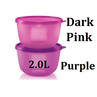 Tupperware Modular Bowl 2L 1pc -Purple Or Dark Pink