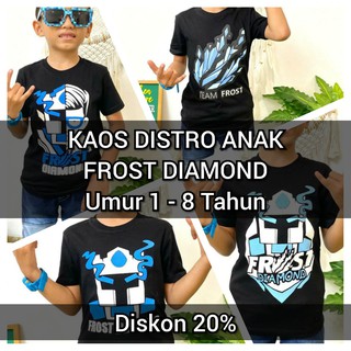 Frost Diamond Youtube Children S Distribution Shirt Shopee Malaysia