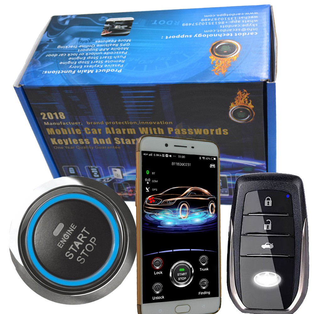 Bluetooth Passive Keyless Entry With Auto Start And Cell Phone App