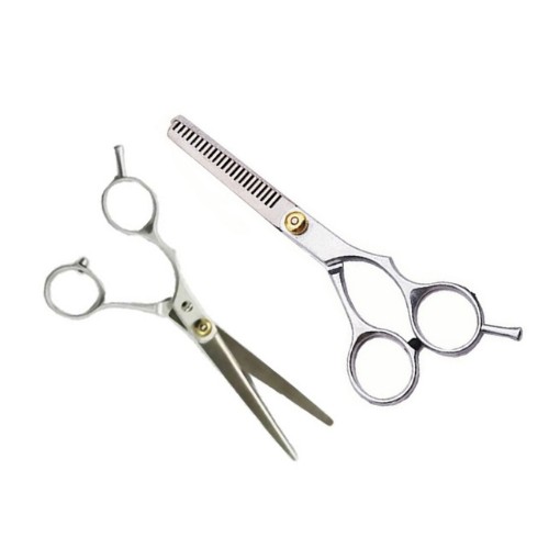 Ready Stock] Gunting Rambut Gunting Nipis Stainless Steel Hair Cutting  Scissors / Thinning Scissors Three Darts 