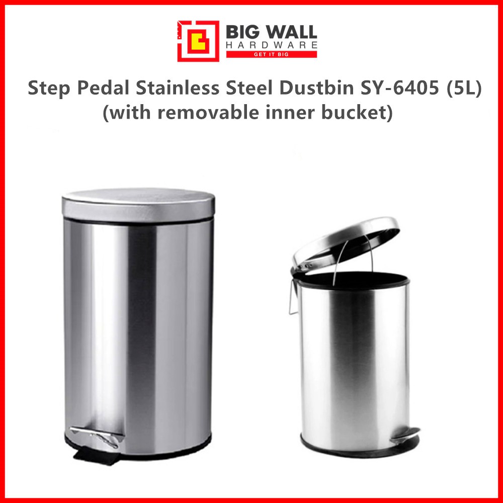 big steel dustbin