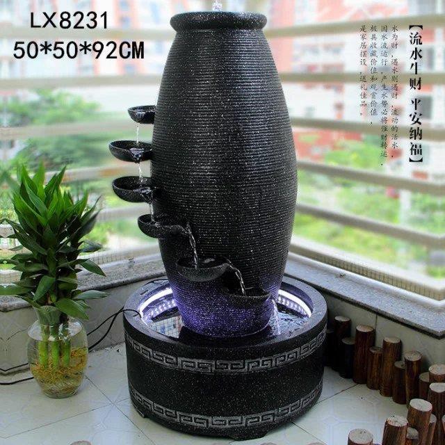 Large Vase Water Fountain Height 92 Cm Home Decoration 8231