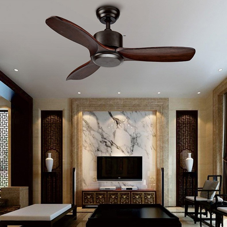 Luxury Wooden Ceiling Fan Light 220v, Vintage Ceiling Fans With Lights