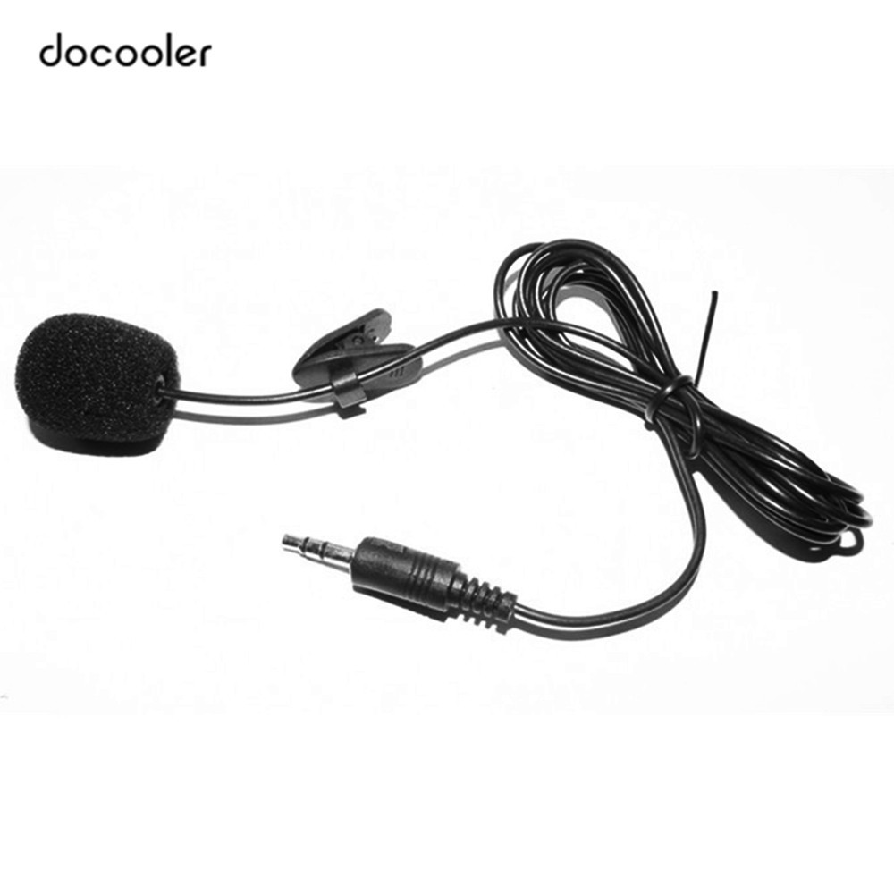 Docooler External Clipon Lapel Microphone 3.5mm Jack Highly Sensitive