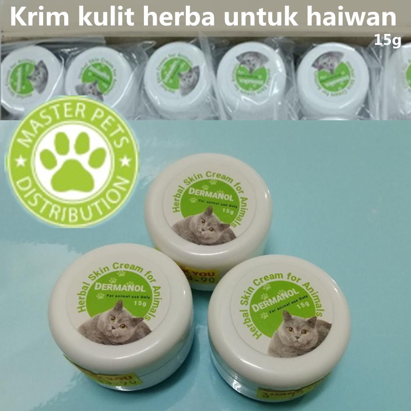 Buy Krim kulit herba untuk haiwan ubat kurap kucing - anti fungus 