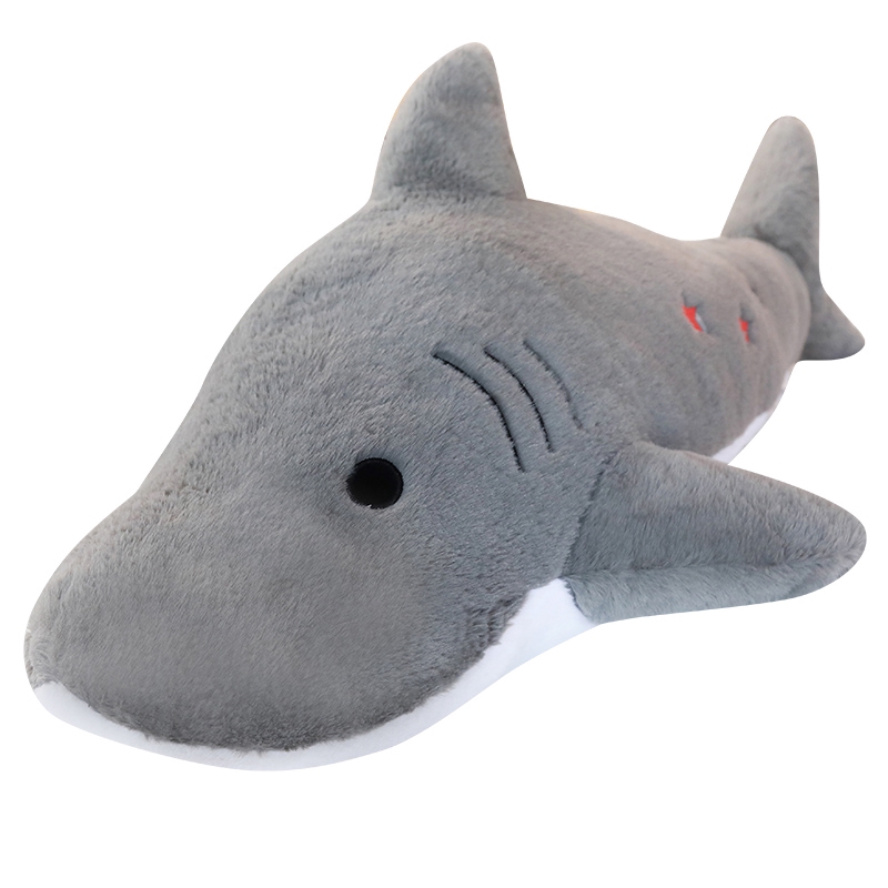 red shark plush