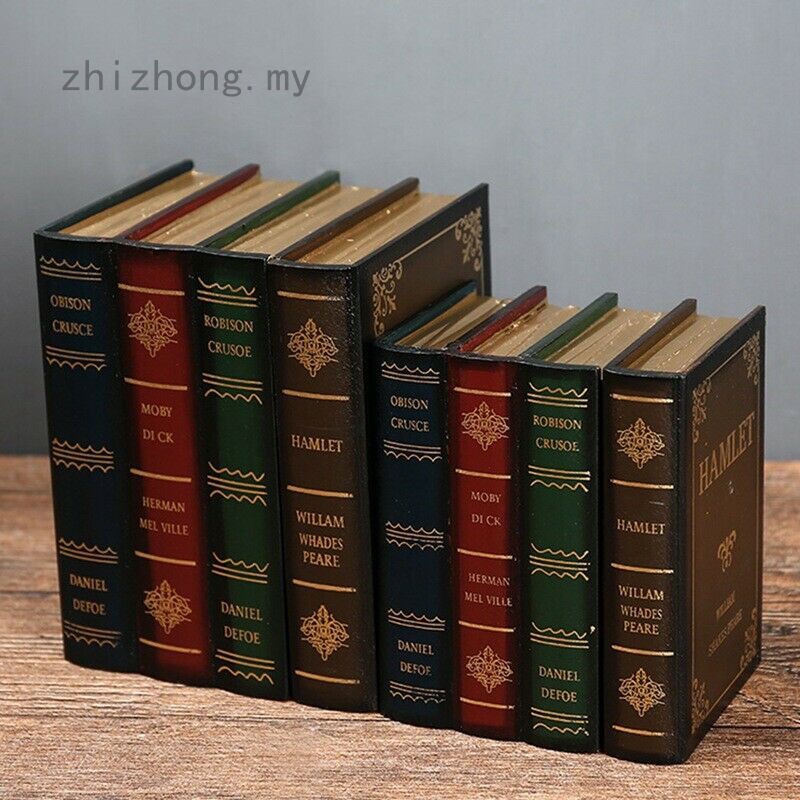 zhizhong Vintage Decorative Fake Book Hiddien Secret