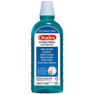 [READY STOCK] Oradex 750ml Antibacterial Mouthwash / Ubat Kumur