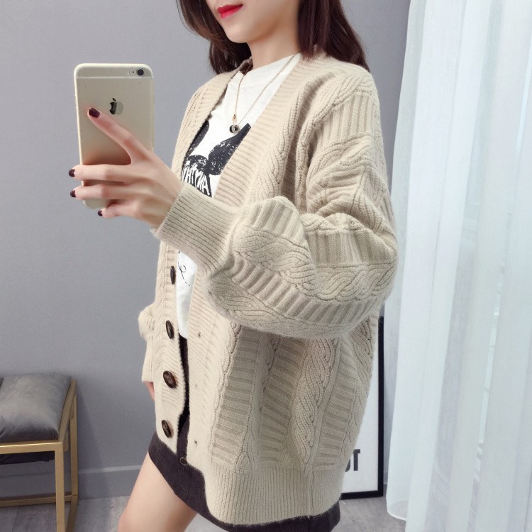 Loose Cardigan Knitted Cardigan Korean Cardigan Kardigan Knit Wear Baju  Cardigan Knitwear Cardigan Women Cardigan | Shopee Malaysia