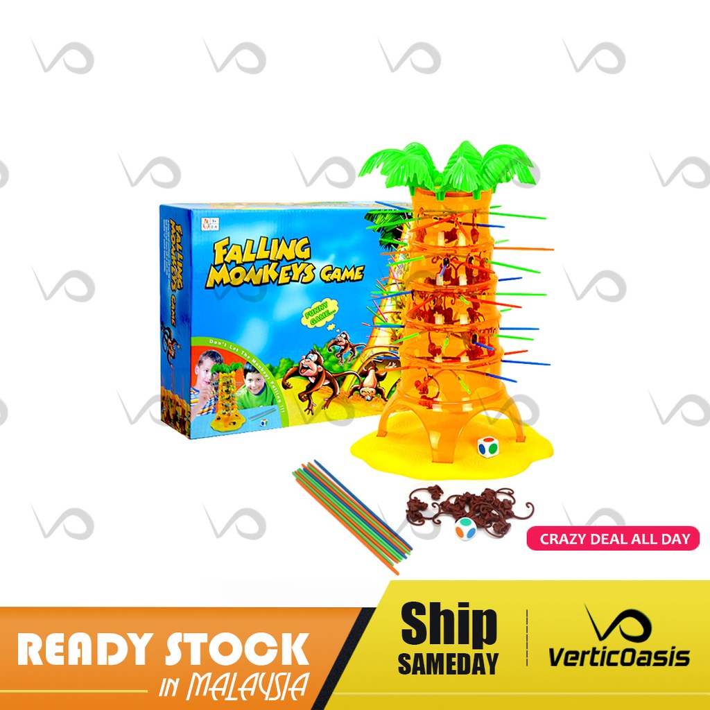 Verticoasis Falling Monkey Tumbling Game Monkey Balance Game Motor