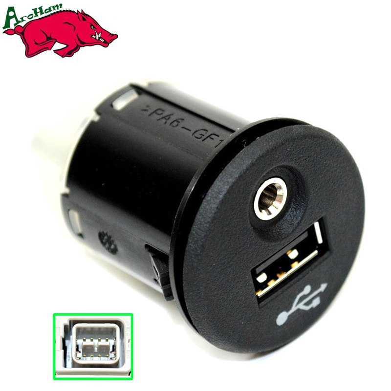 Car Usb Aux Port Adapter For Nissan Juke Qashqai Xtrail Micra Note