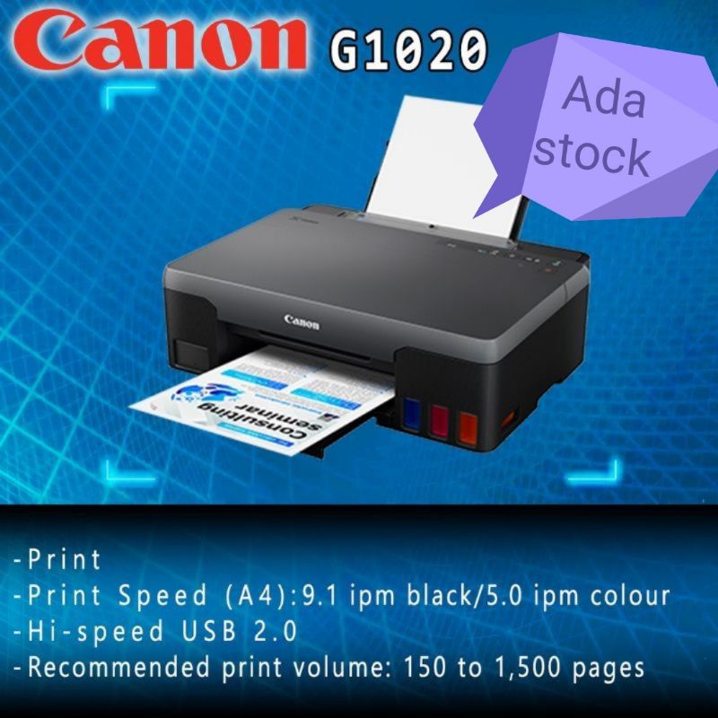 Canon G1020 Single Function Printer Shopee Malaysia 8746