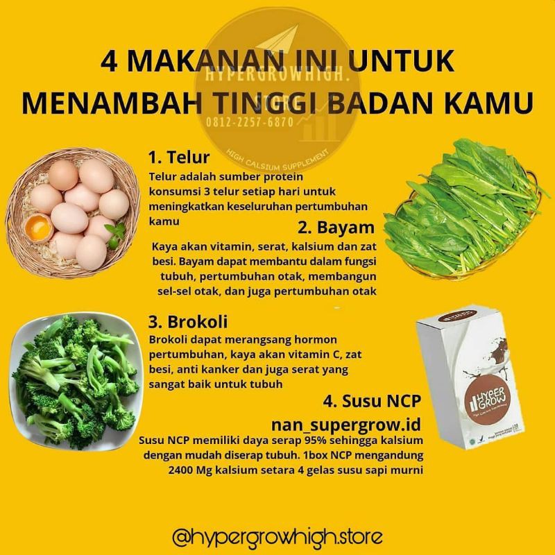 18 Makanan Dan Makanan Terbaik Untuk Meningkatkan Ketinggian Dengan Cepat