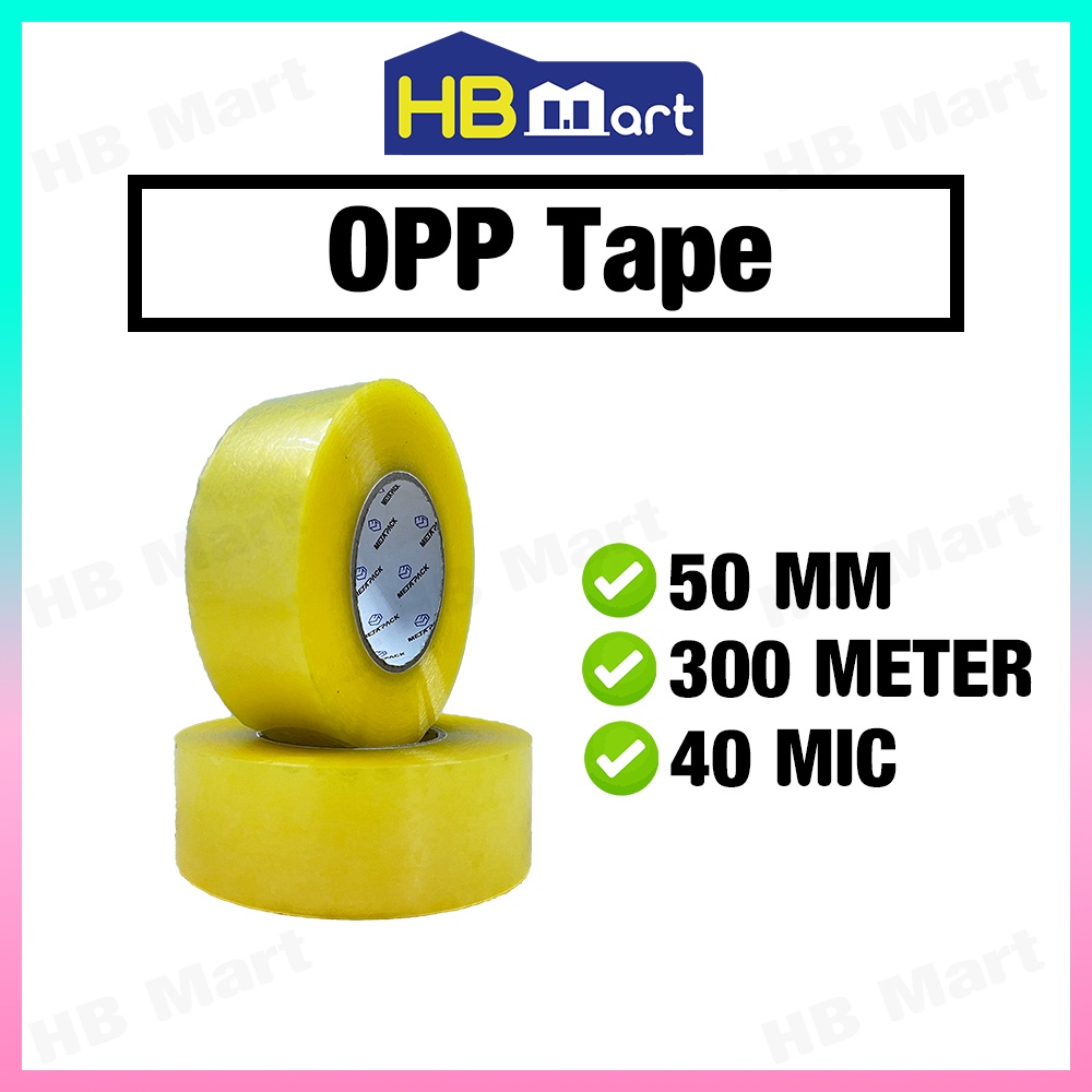 50mm Clear High Quality Opp Tape 300m School Packaging Use Wrapping ...