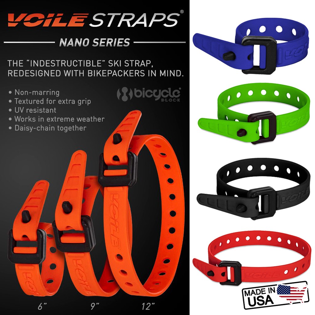 VOILE STRAPS NANO SERIES 6" 9" 12" NYLON BUCKLE ONE STRAPS A MILLION