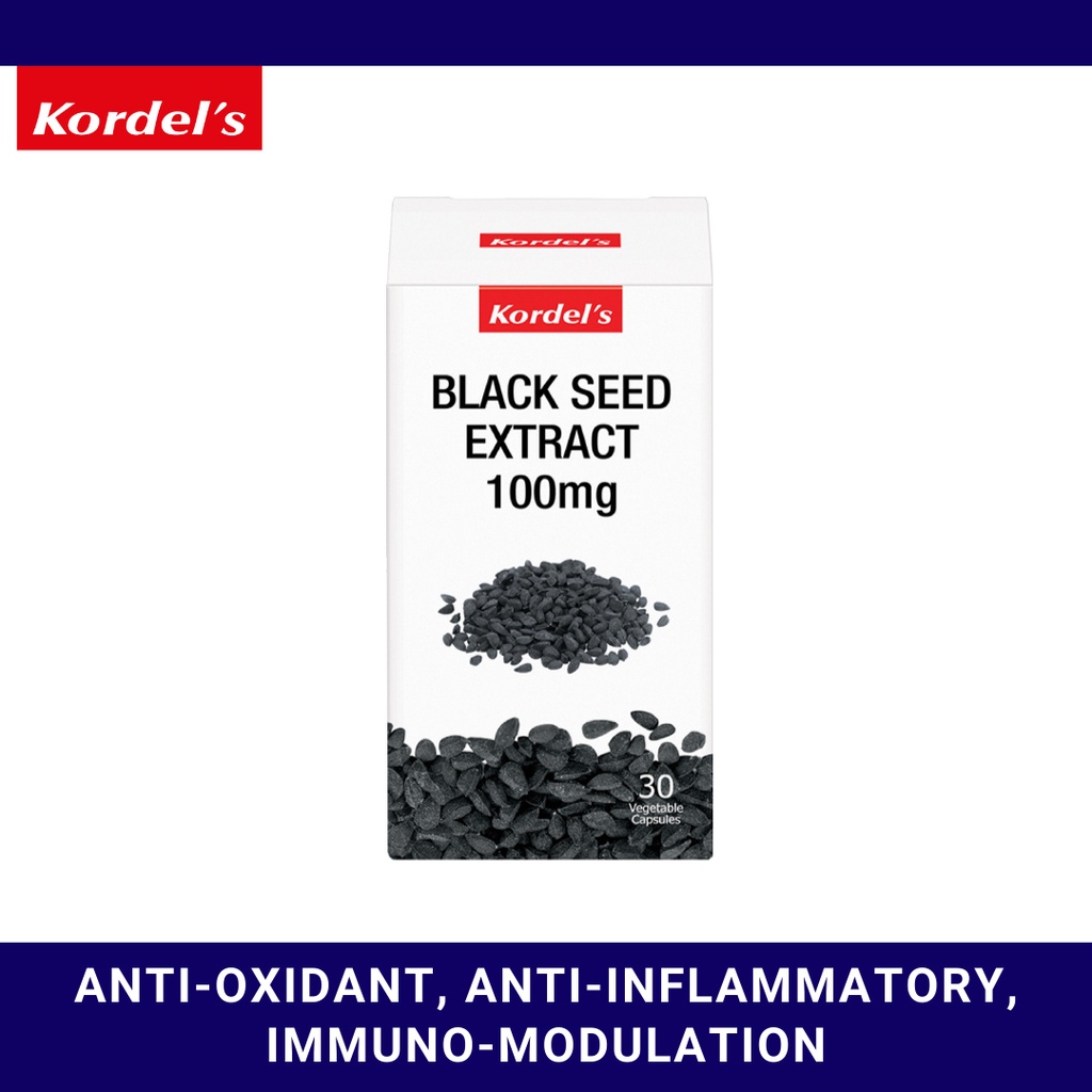 (Exp 12/23) Kordel's Black Seed Extract Habbatu Sauda 100mg 30's