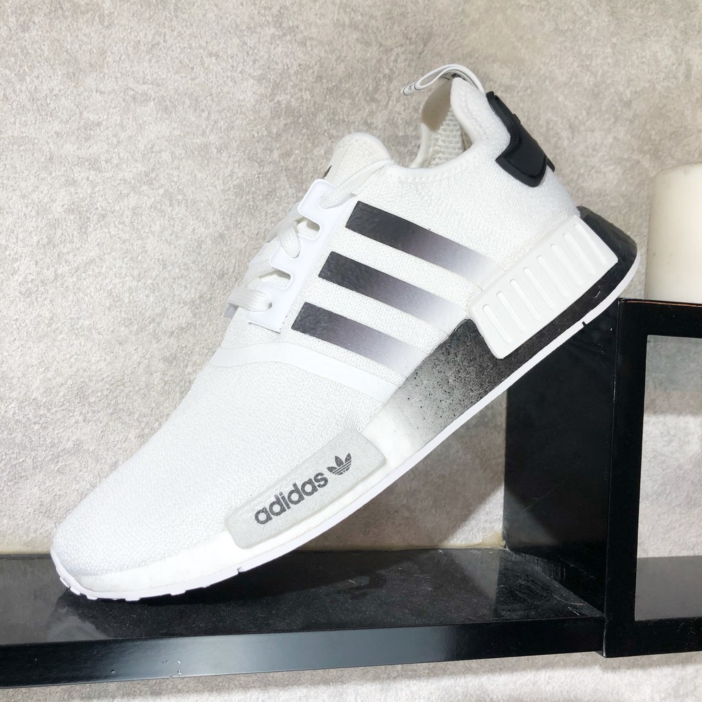 adidas nmd r1 white black gradient