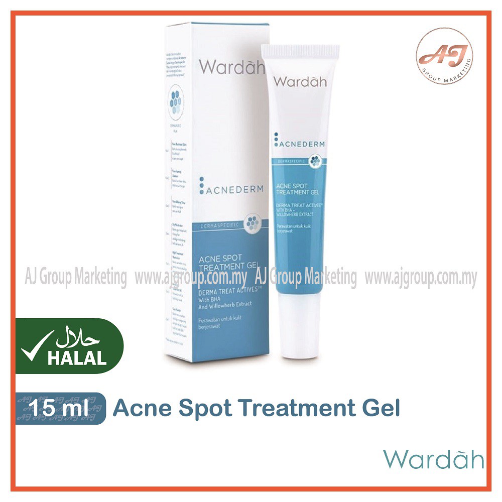 Wardah Acnederm Acne Spot Treatment Gel (15ml) | Shopee Malaysia