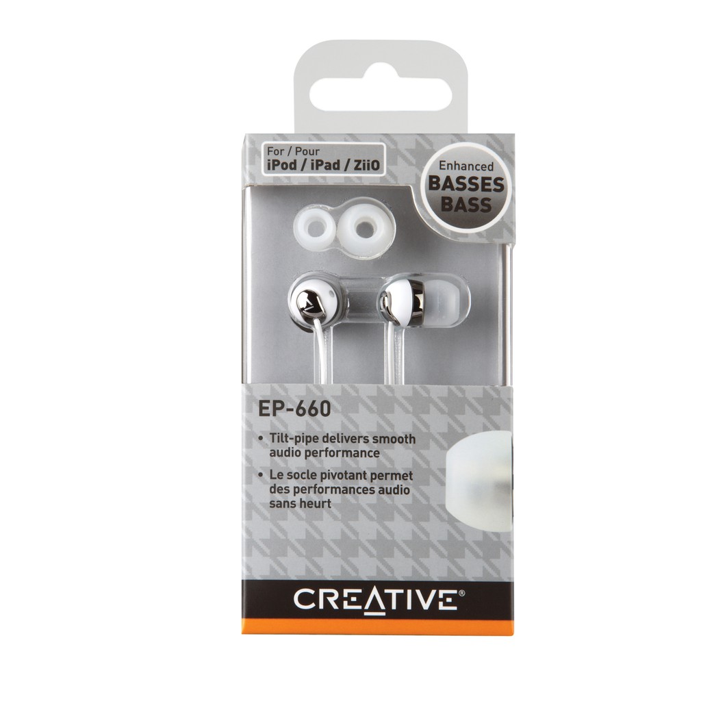 Creative Ep 660 In Ear Earphones Shopee Malaysia