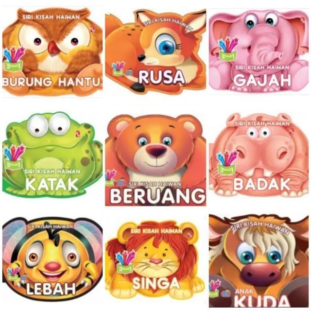 Buku Cerita Kanak Kanak Siri Kisah Haiwan Shopee Malaysia