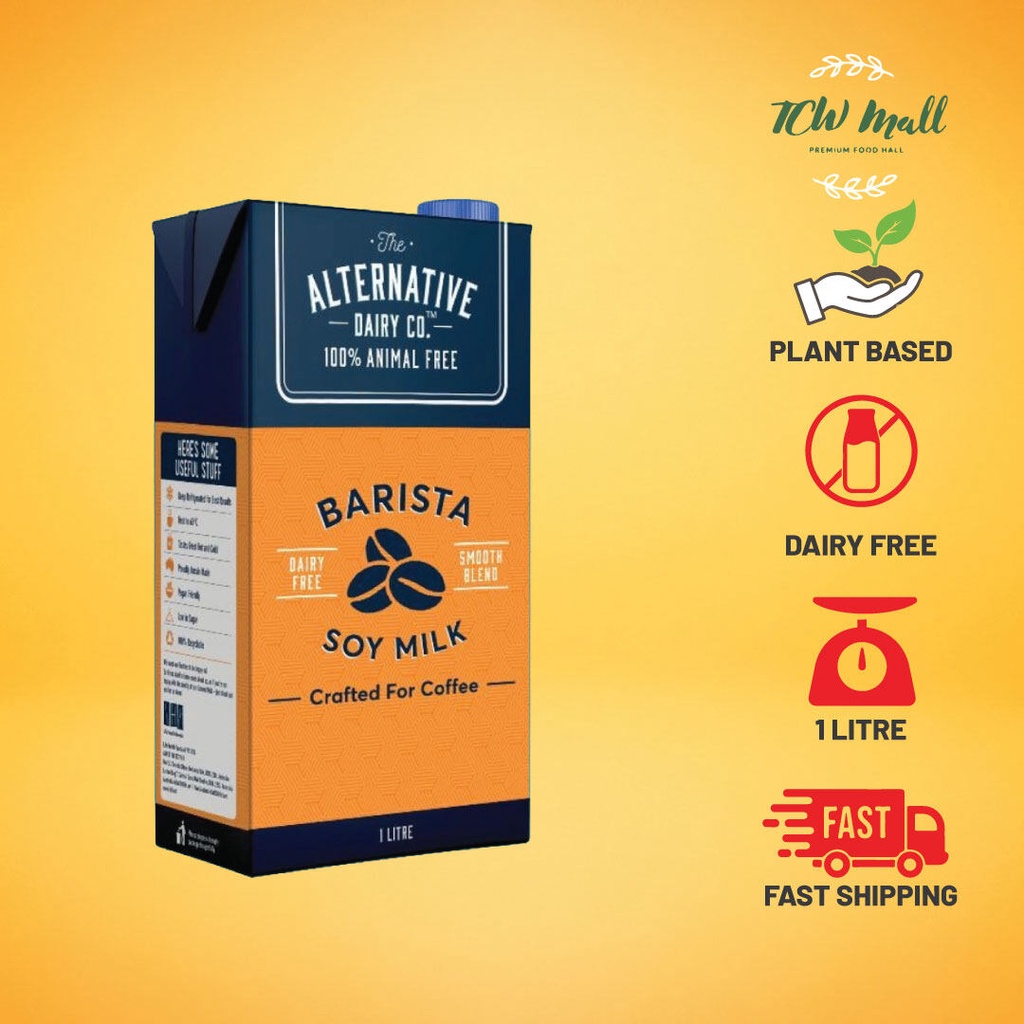 Alternative Dairy Co Barista Soy Milk Plant based milk in Australia 1L Shopee Malaysia
