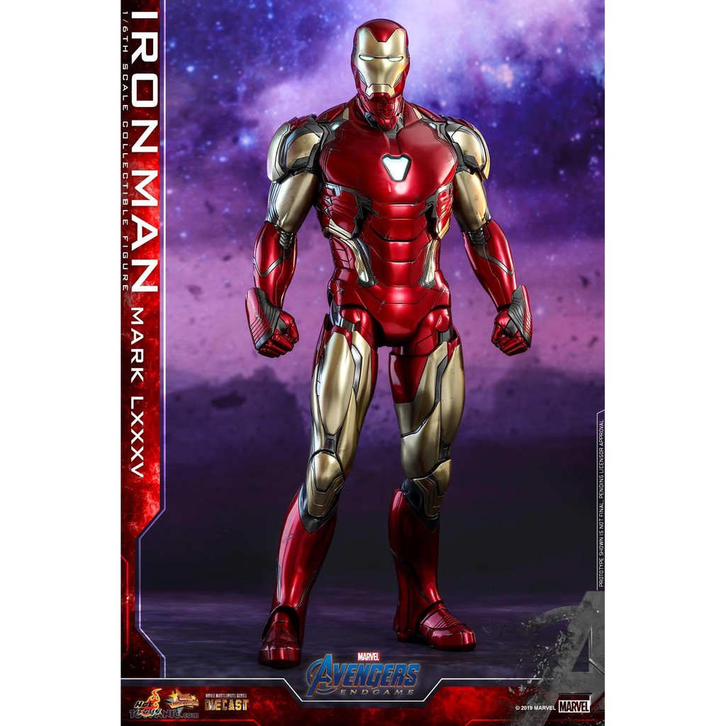 mark 85 iron man hot toys