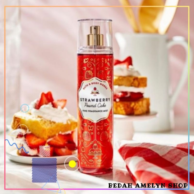 STRAWBERRY POUND CAKE, BBW Shopee Malaysia