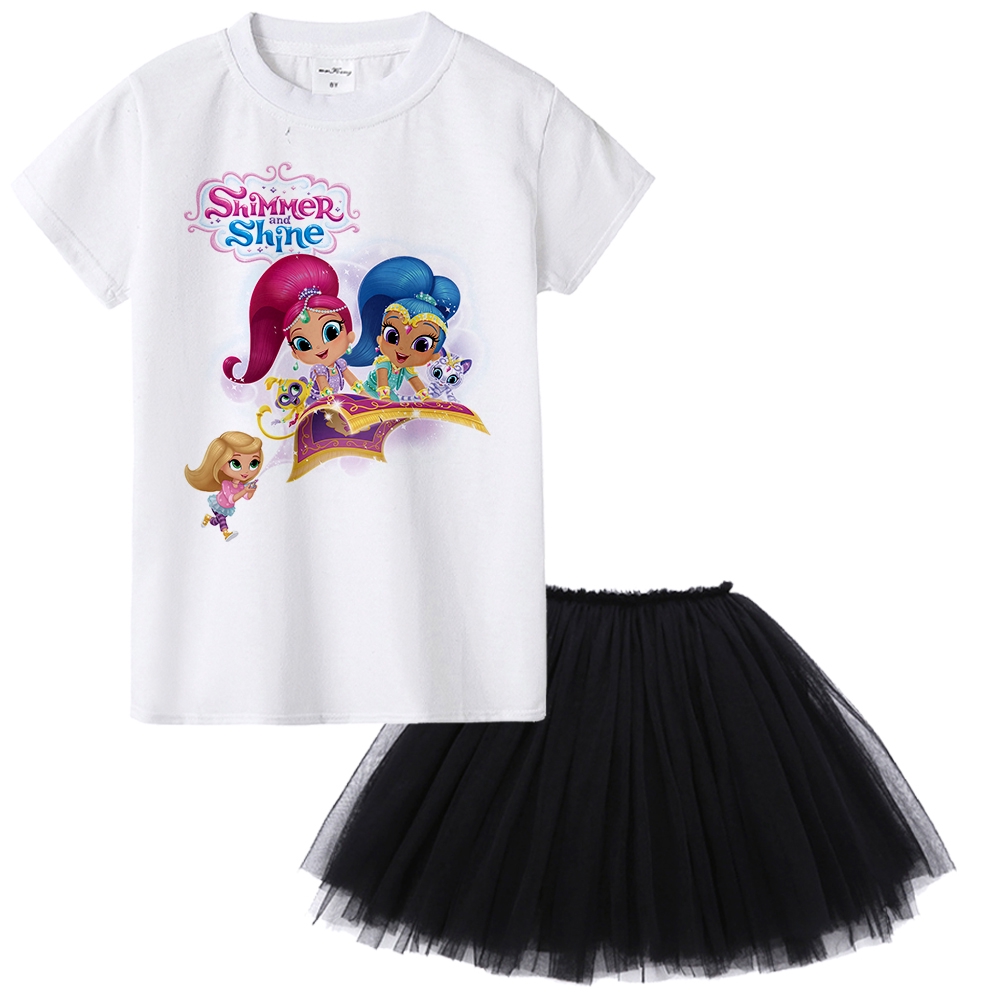 Disney Girls T-Shirt and Skirt Set