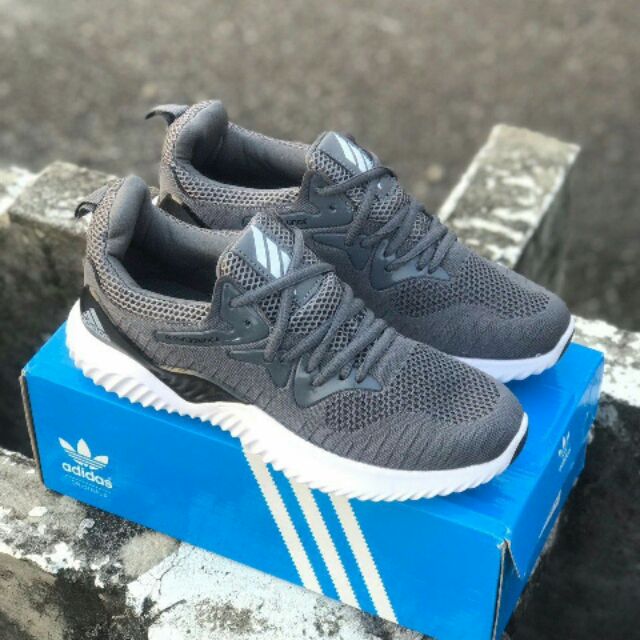 adidas alphabounce grey black